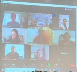 Skype conversation at WHOCC