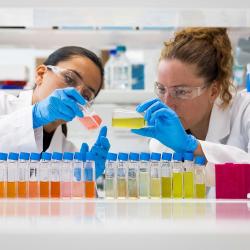 Water testing in lab