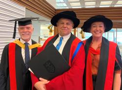 Photo showing Professor Michael McDaniel, Dr Tony McAvoy and Professor Heidi Norman