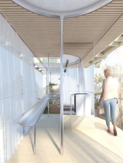 Architectural mock-up of a home.