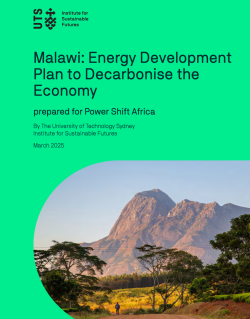 Report cover for OECM Malawi results.