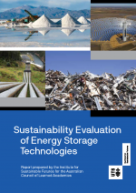 Sustainability Evaluation of Energy Storage Technologies front cover