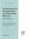 A Consumer’s Perspective on Customer Service