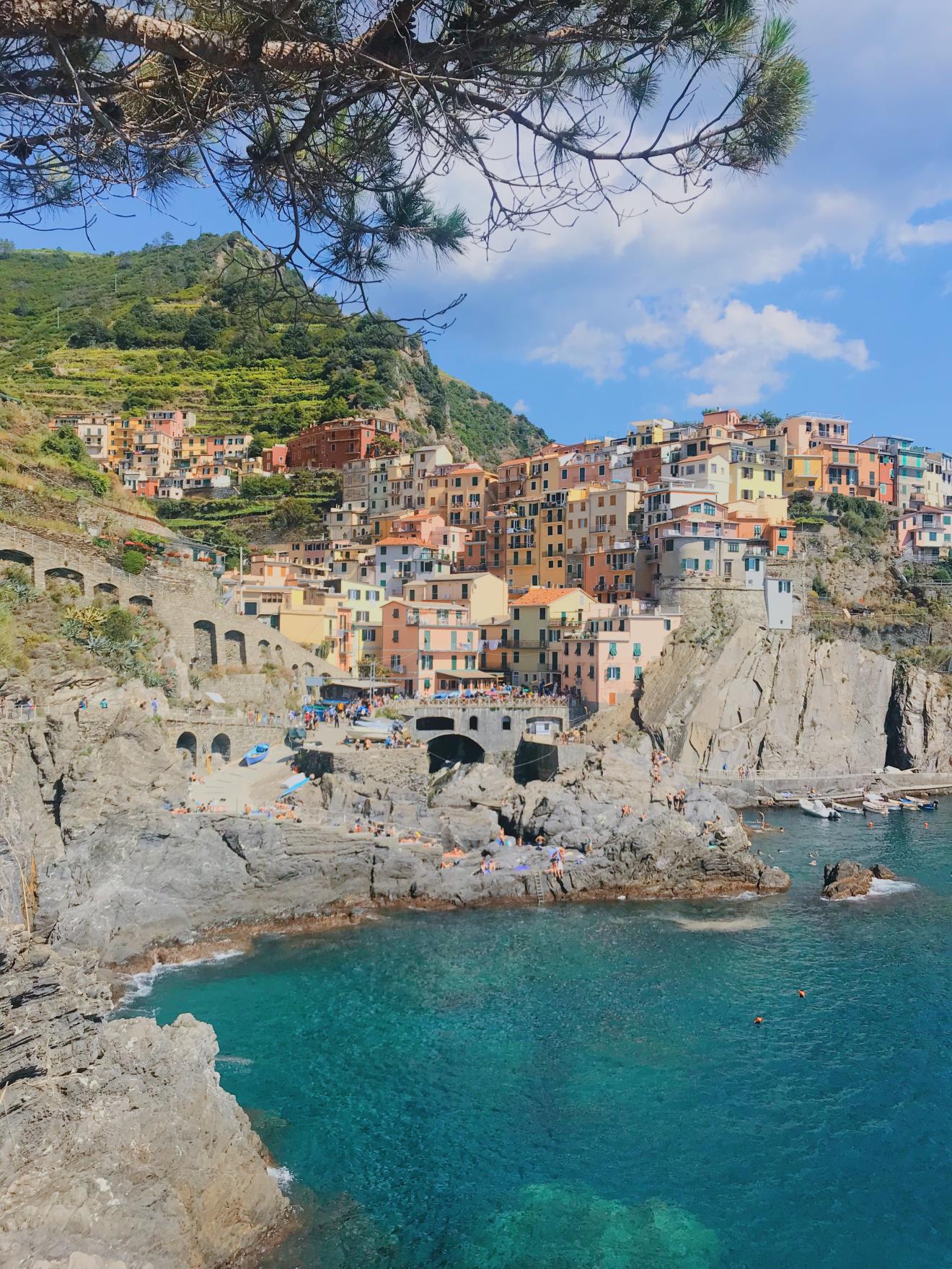 Photo of Italian coastal village
