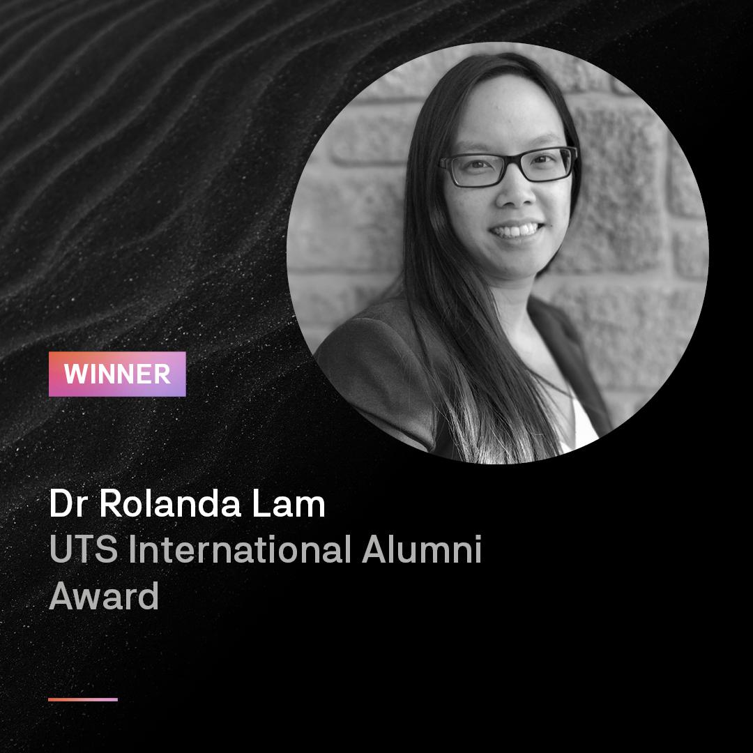 Dr Rolanda Lam UTS Science Alumni Award