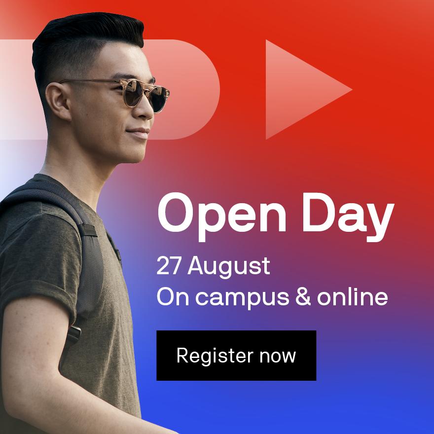 Register for UTS Open Day, 27 August on campus and online