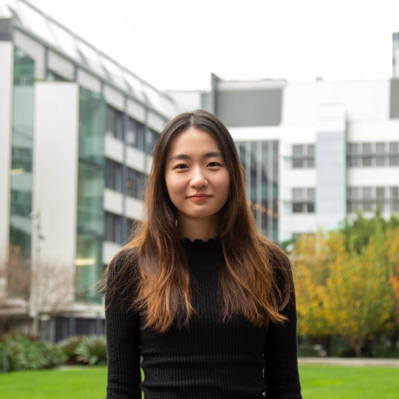 Photo of Sigrid Li in the grounds of UTS