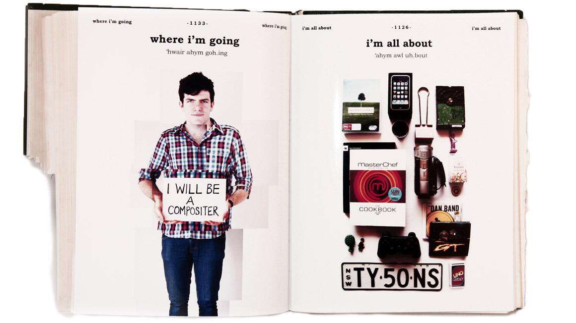 Self-promotional artwork by Tyson Donnelly - "Where I'm going" and "I'm all about"