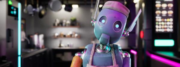 Robot from the Robo Ramen animated film