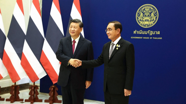 Prayut Chan-o-cha with Xi Jinping G20 2022