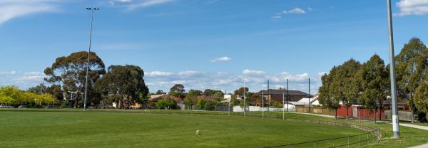 afl football oval australia in a park