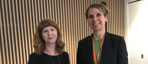 Photo of Dr Victoria Shepherd and Prof Nola Ries