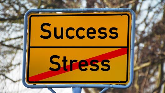 stress success sign