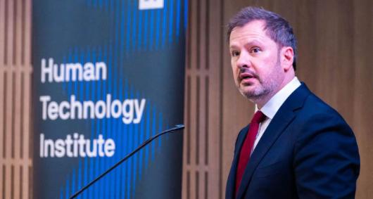 Ed Husic at the Human Technology Institute Launch