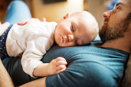 Baby with father. Image: Shutterstock