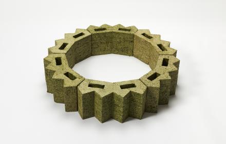 Biomasonry composite : cog shape