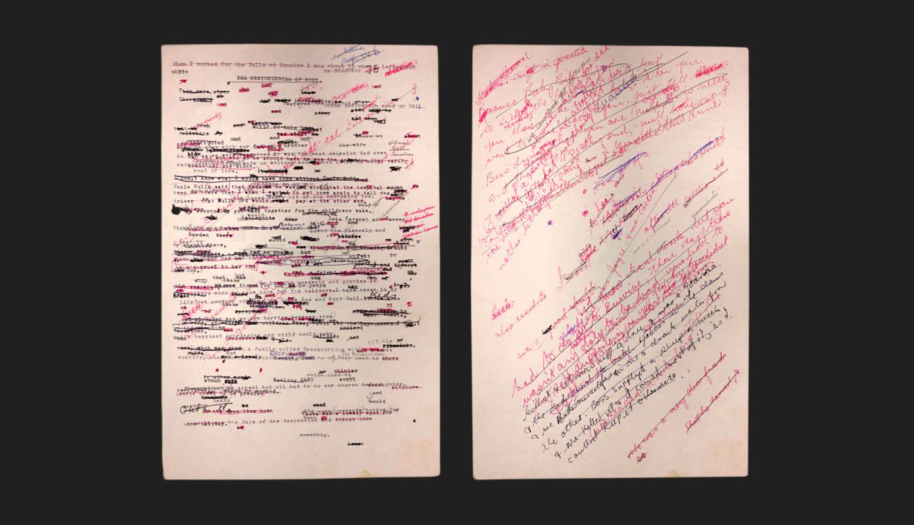 DAB Staff Project: Surfacing the Page: Ruby Langford Ginibi Papers, by Jacquie Kasunic & Kate Sweetapple