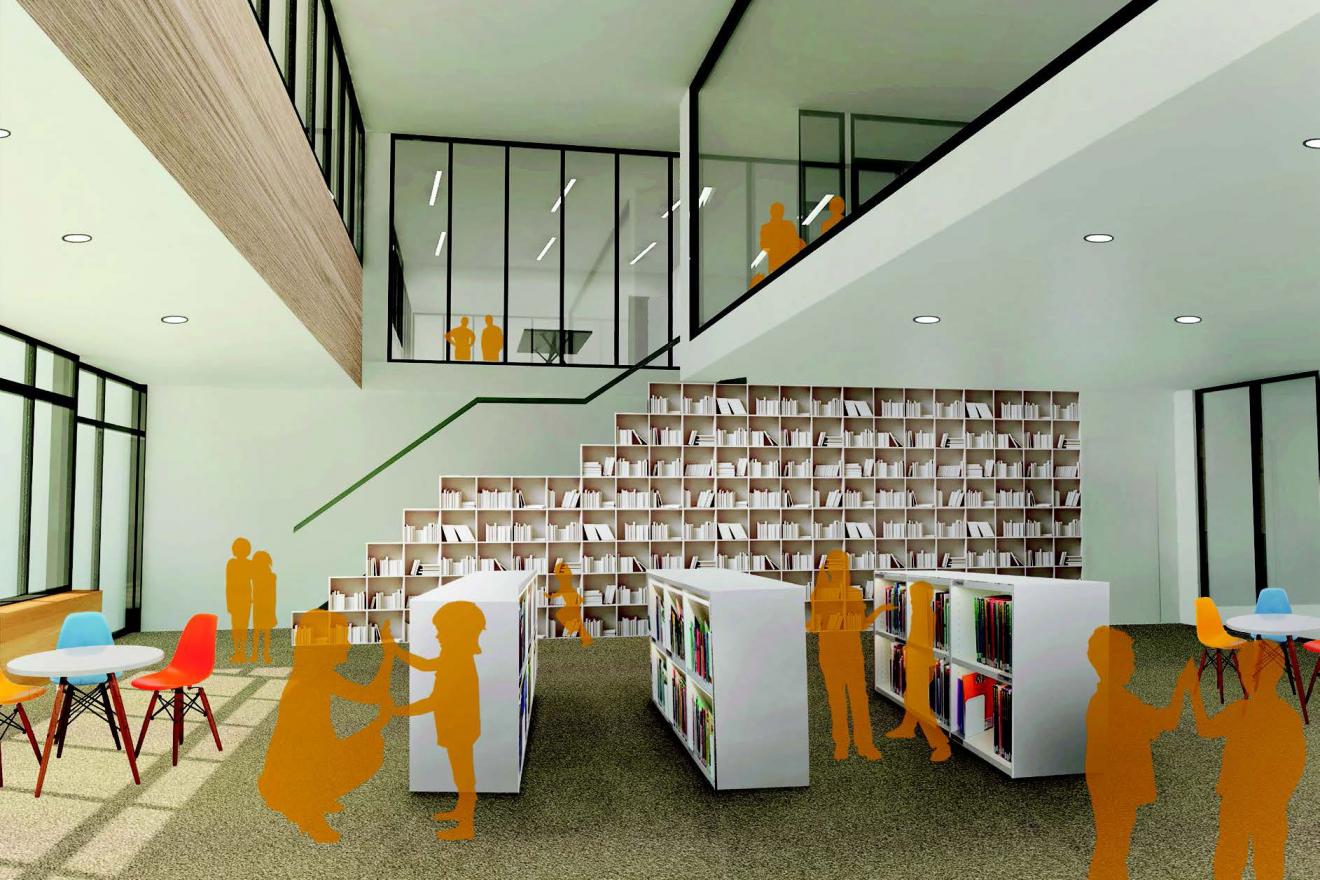 visualisation Sydney international grammar school proposed library