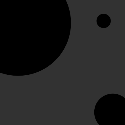Data-generated design (black bubbles)