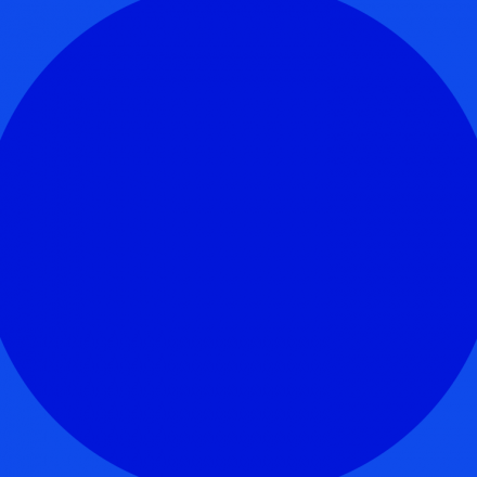 round blue graphic