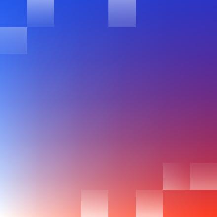 Blue and red fusion background with square designs background