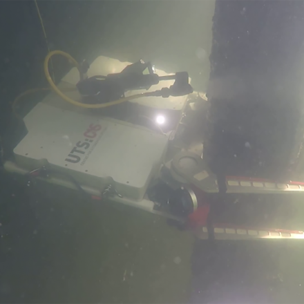 Photo of underwater robot