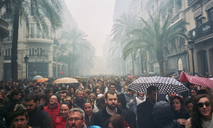 Photo of a street in Barcelona