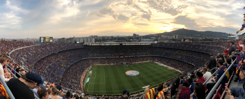 Photo of a stadium in Spain