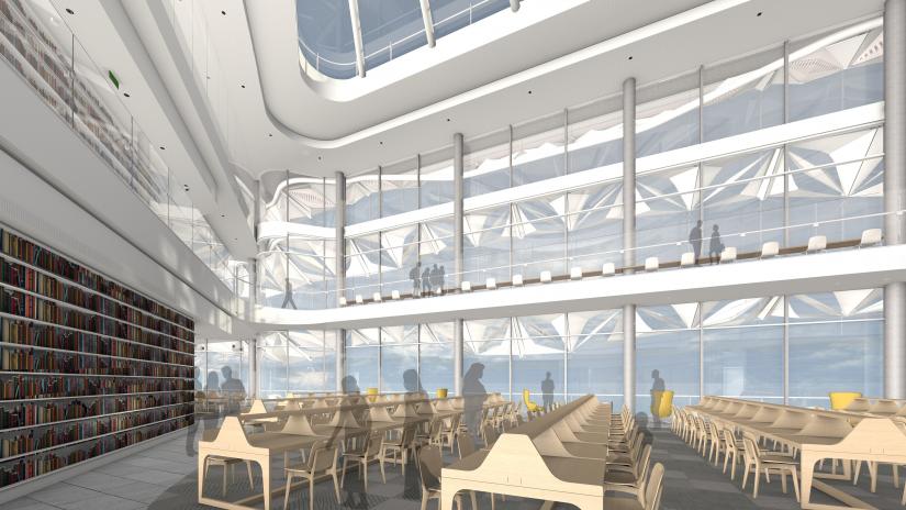 Artist's impression of the UTS Reading Room