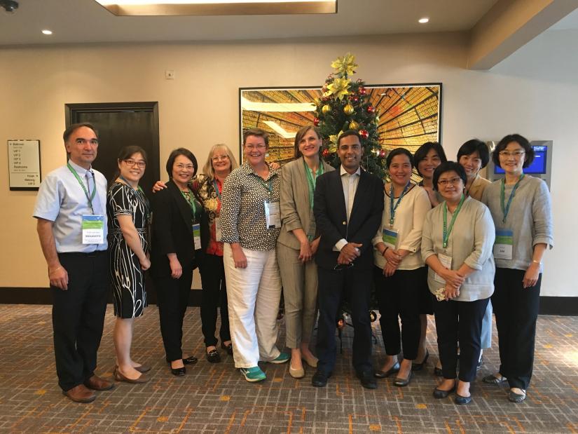 Dr Indrajit Hazarika, Technical Officer of Health Workforce Policy in the WHO Western Pacific regional office with nursing and midwifery WHO Collaborating Centres.