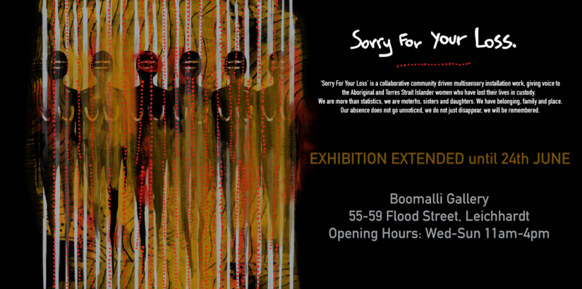 Sorry for your loss exhibition extended