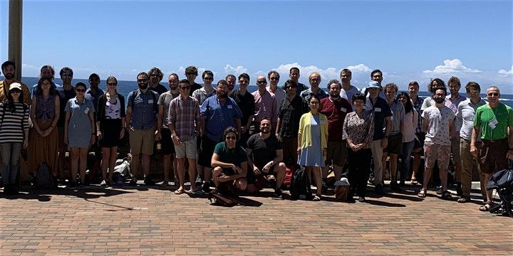 Group photo of quantum researchers and students