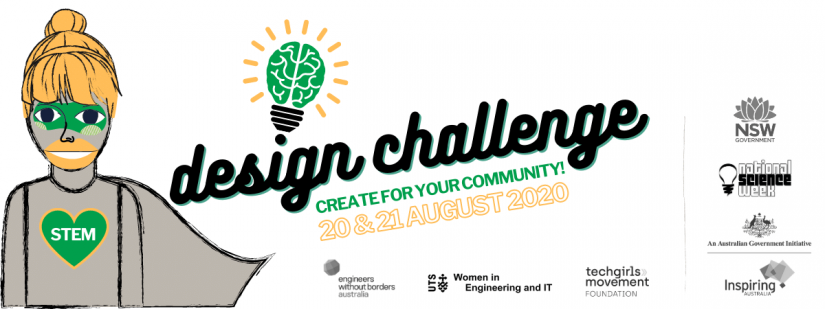 Design Challenge Create for your community 20 & 21 August 2020