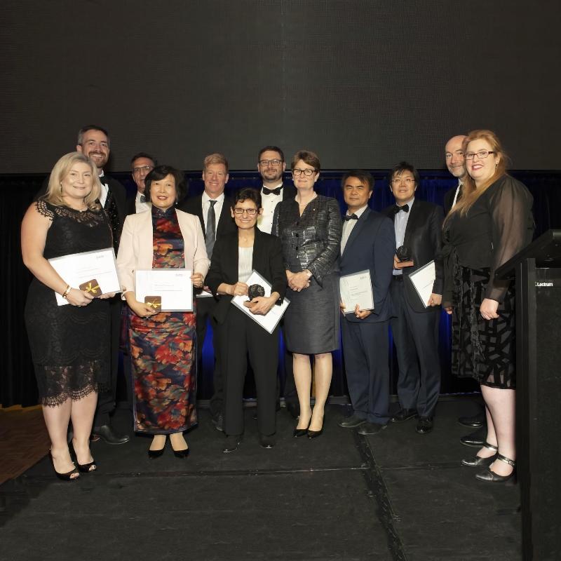 Prize winners at the UTS Vice-Chancellor's Research Awards