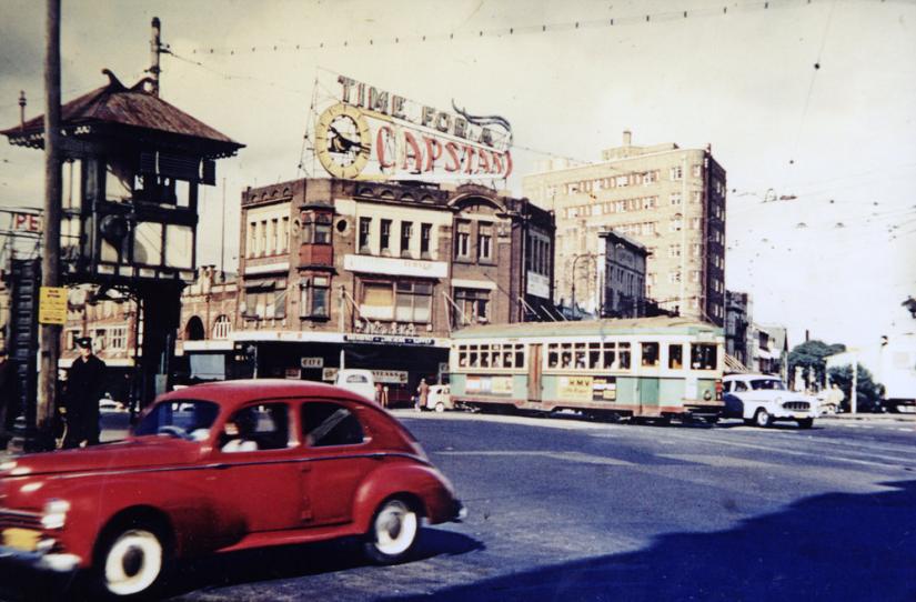 Traffic in Taylor Square 1959