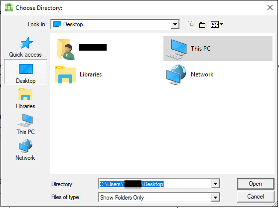Screenshot Citrix WorkSpace - OneDrive missing
