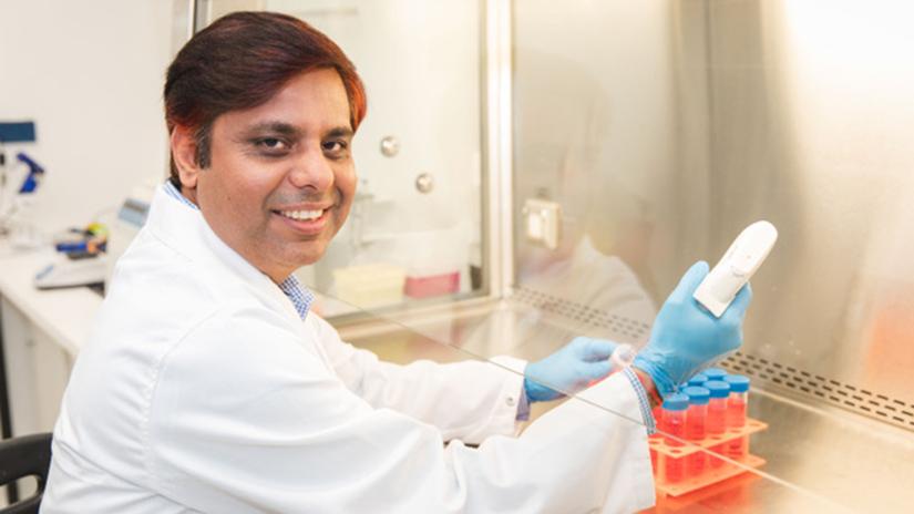 Dr Kamal Dua in the UTS lab