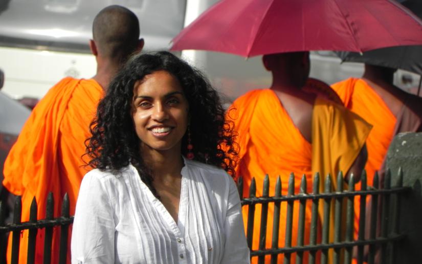 Dr Ramona Vijeyarasa on holiday in Sri Lanka in 2013.