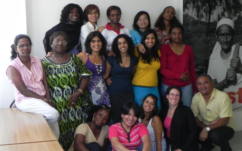 Dr Ramona Vijeyarasa at a workshop she ran in Rio de Janeiro, Brazil, in 2011, as Head of the Women’s Rights program at ActionAid.