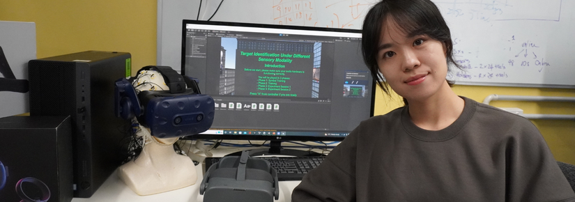 Yanqiu Tian in Tech Lab