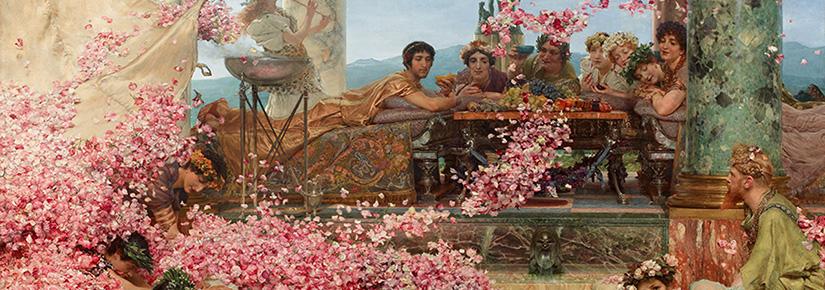 The Roses of Heliogabalus by Alma-Tadema (1888), oil on canvas.  