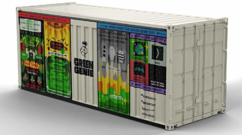 Photo of Green Genie shipping container