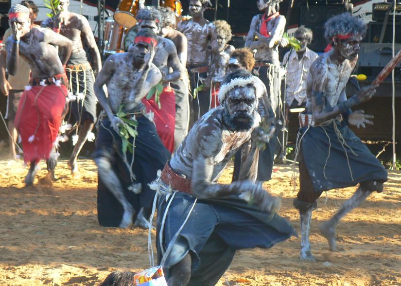 Dancers performing at the Barunga Festival in the Northern Territory. Picture by Peter Hall42, Wikimedia Commons 
