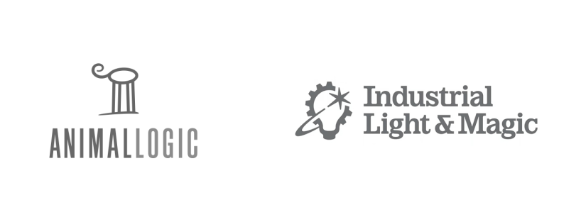 Animal logic logo, Industrial Light & Magic logo