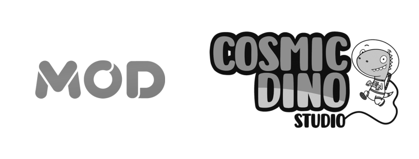 Mod logo, Cosmic Dino Studios logo