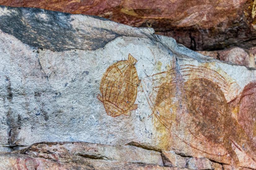 Ancient First Nations Art from Kakadu National Park, Australia