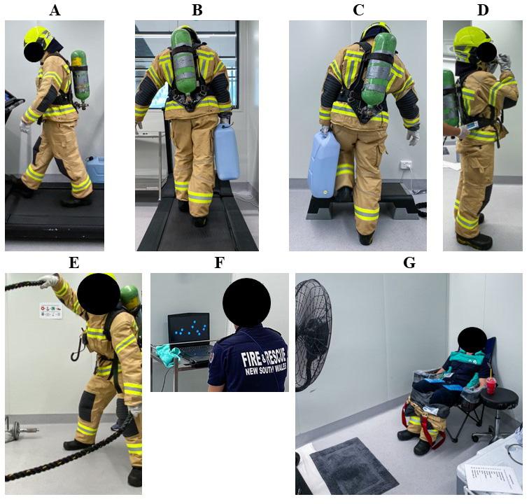 Health case study - firefighters conducting tasks