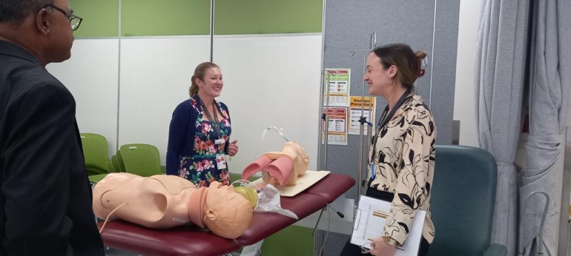 A demonstration in the clinical skills labs at UTS