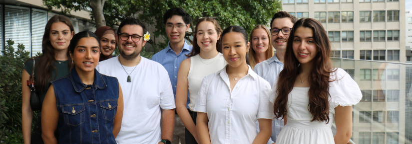 Group of UTS student representatives on campus