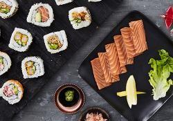 Image of catering provided by Sushi World.